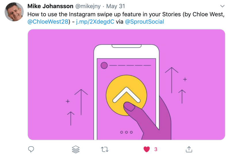tagged tweet