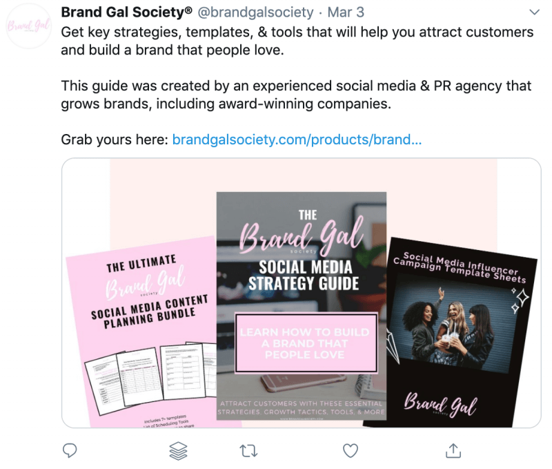 lead magnet tweet