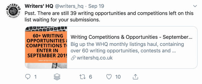 writers_hq tweet
