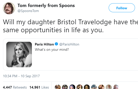 screenshot of controversial tweet