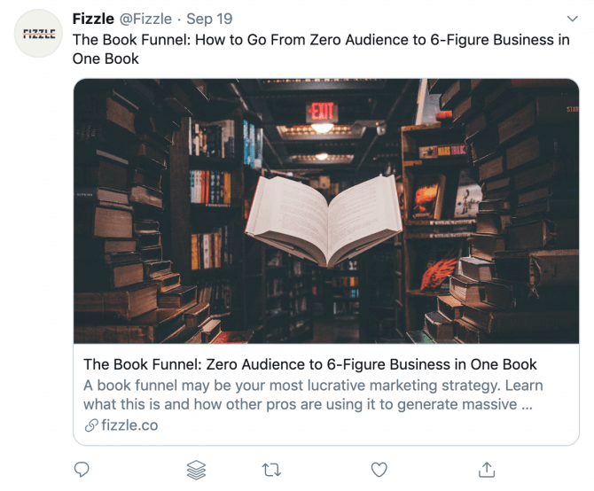 fizzle tweet